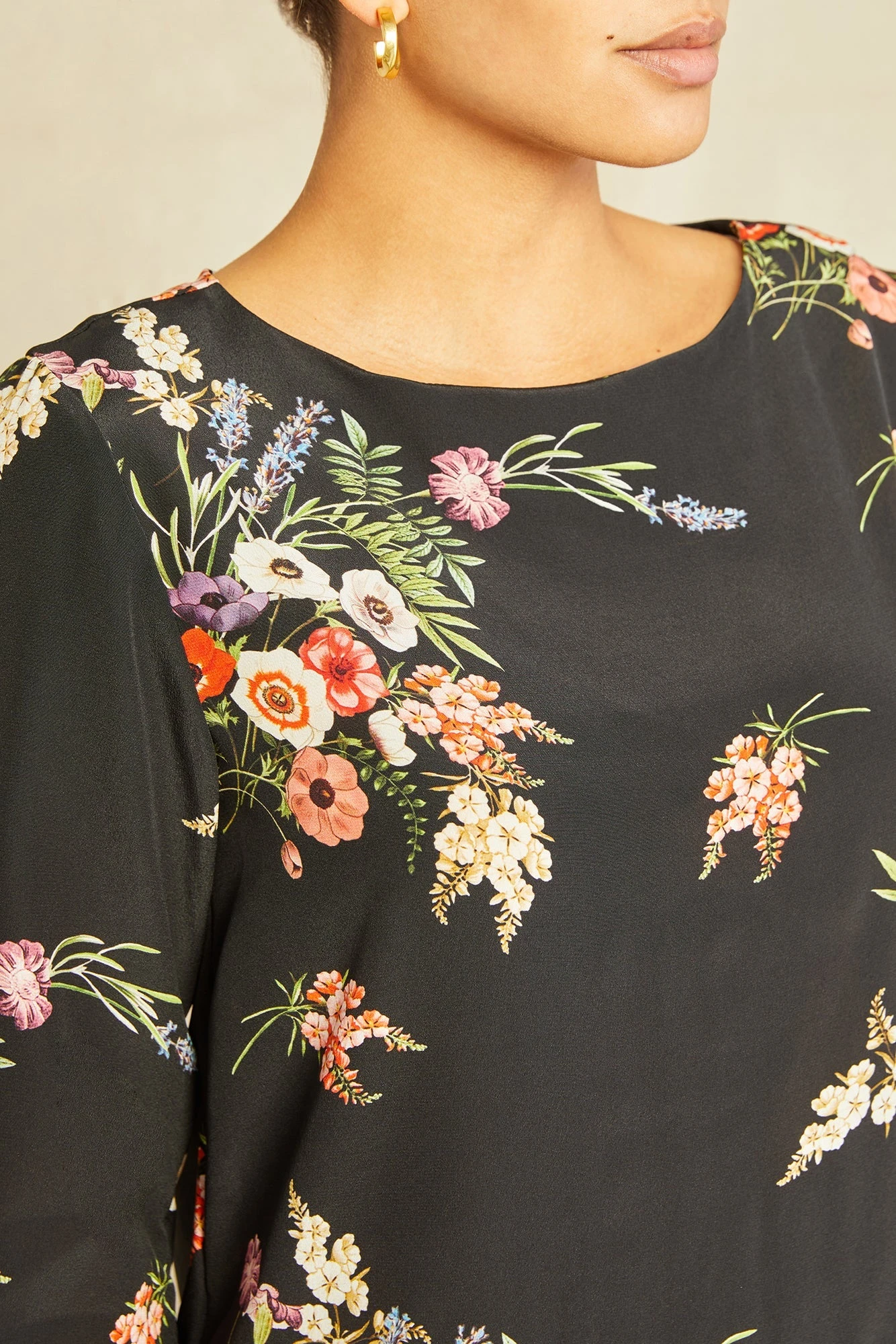 Sandrine Washable Silk Dress - Treviso Floral - Image 4