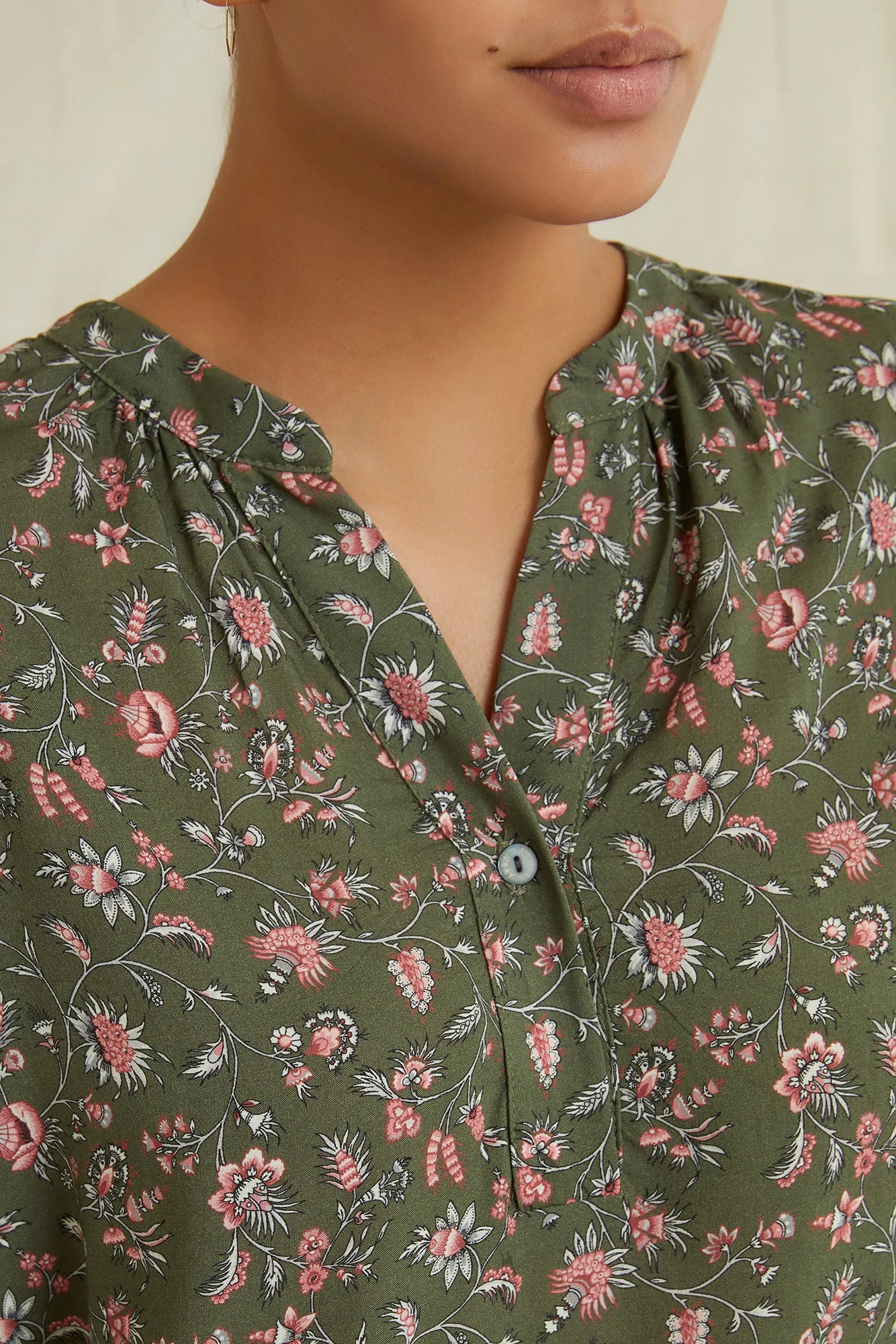 Renata Ecovero Blouse - Lago Green - Image 4