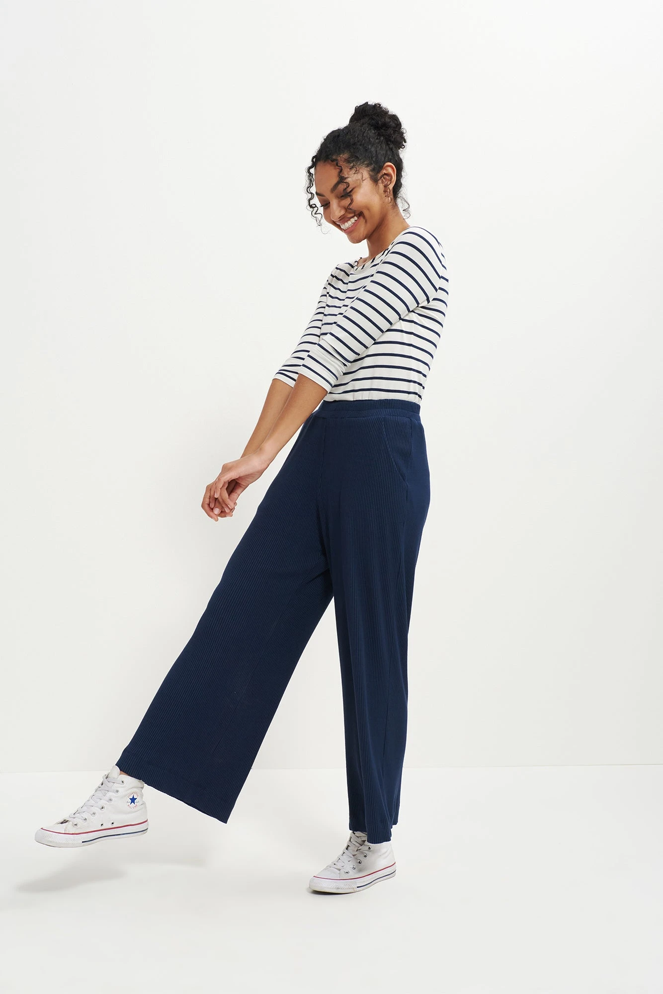 Willow Paris Rib Pants - Ocean - Image 2