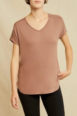 Stella Dream Rib Tee - Nutmeg