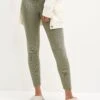 Magda Cropped Dream Rib Leggings - Vetiver