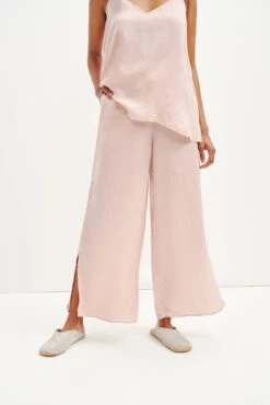 Sol Cottonseed Cupro Pant - Rose