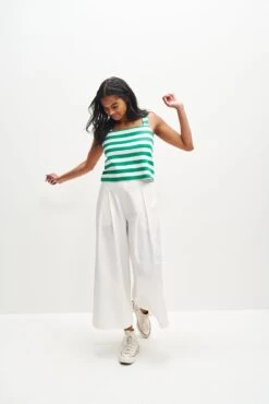 Deslin Femme Fête Pant - Salt