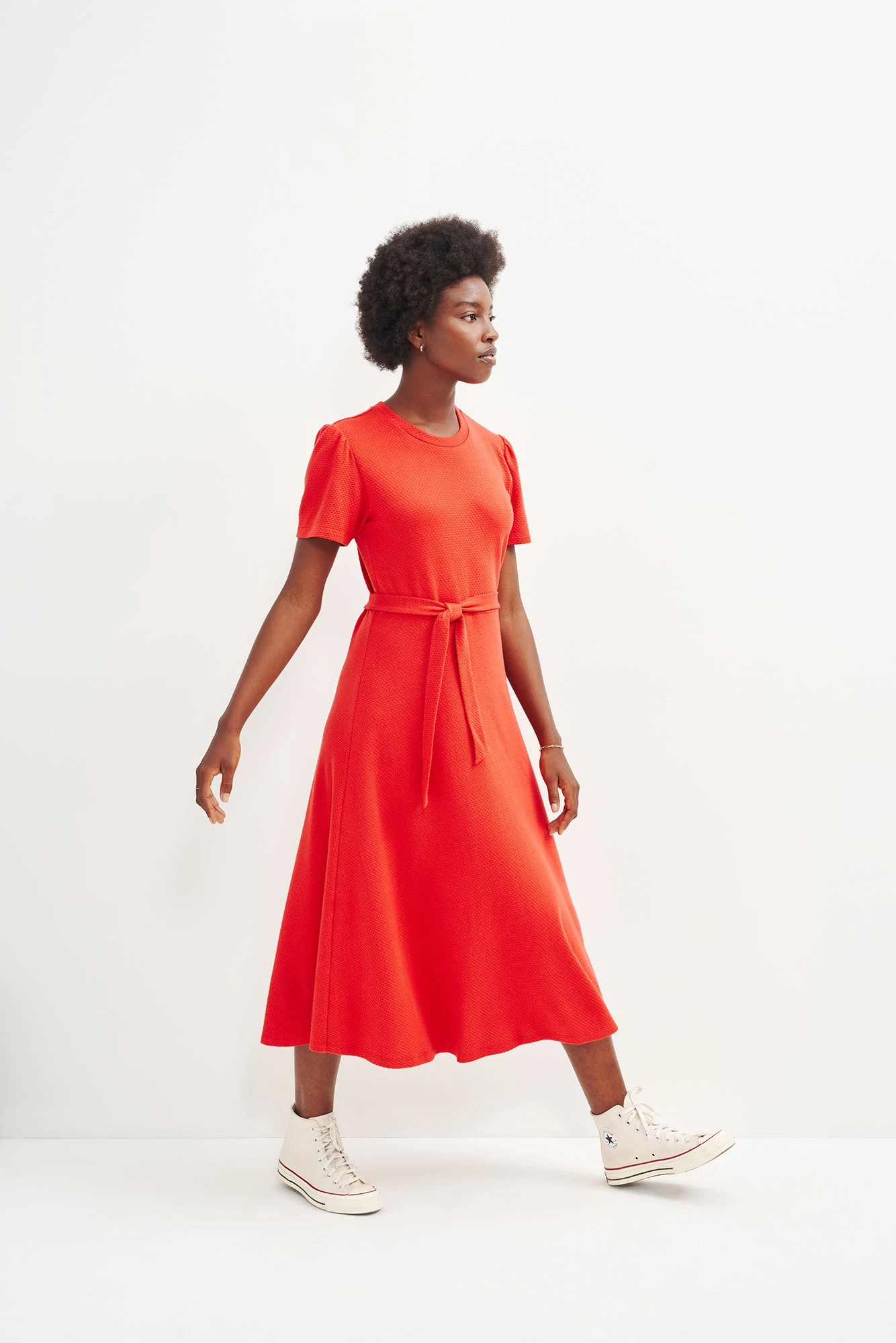 Tenille Scallop Knit Midi Dress - Image 7