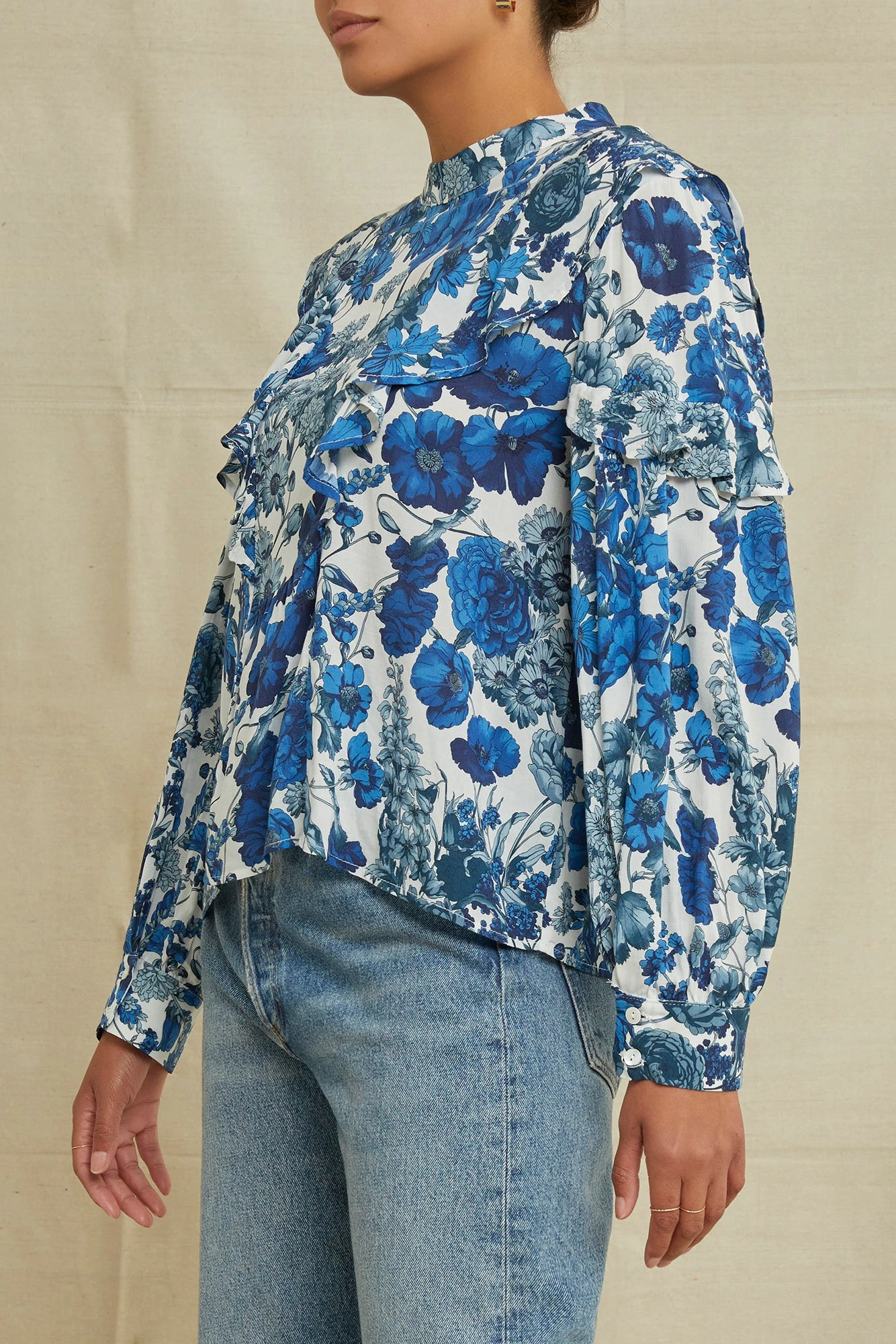Clara Ecovero Blouse - Elsinore Blue - Image 2