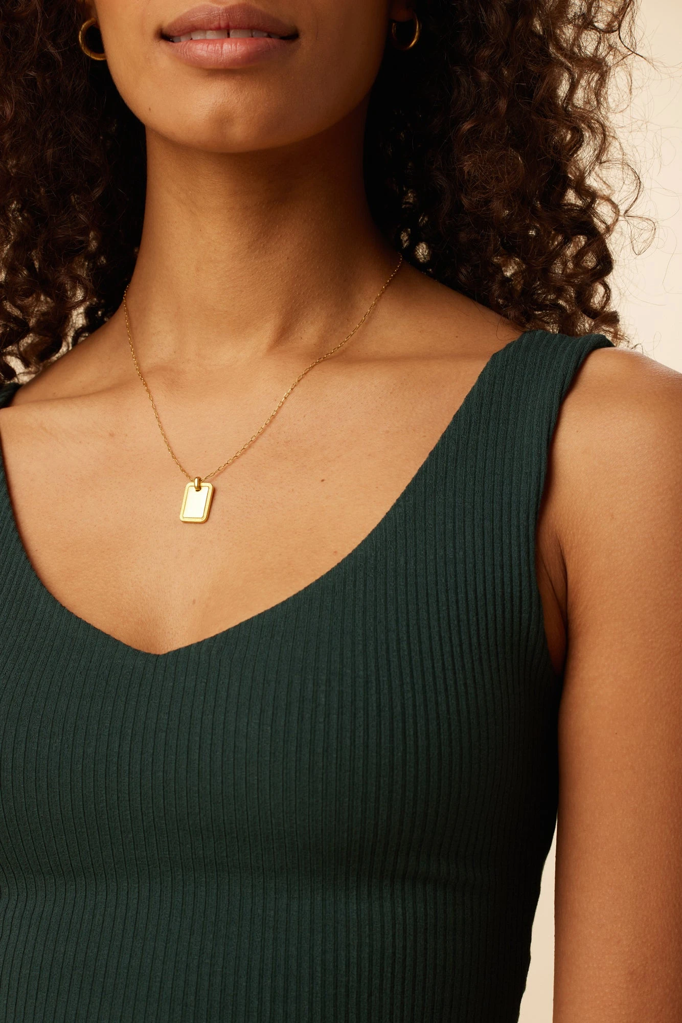 Rosa Paris Rib Tank - Darkest Spruce - Image 4