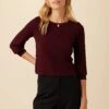 Dia Paris Rib Top - Plum