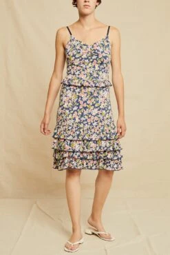 Addison Reverie Knit Dress - Mojave Bloom