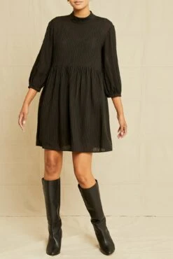 Alina Tencel Dress - Black