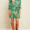Adeline Washable Silk Dress - Rosalind Floral