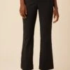 Beatrice High Rise Flare Pant - Black