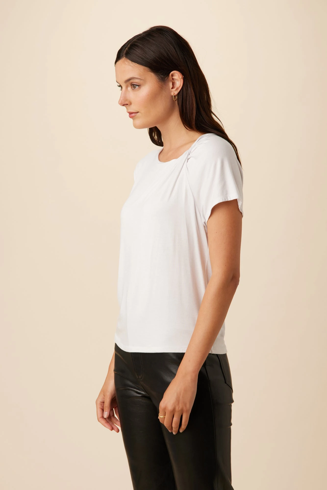 Mallorca Dream Knit Tee - White - Image 2