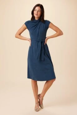Hallie Tencel Luxe Dress - Azure