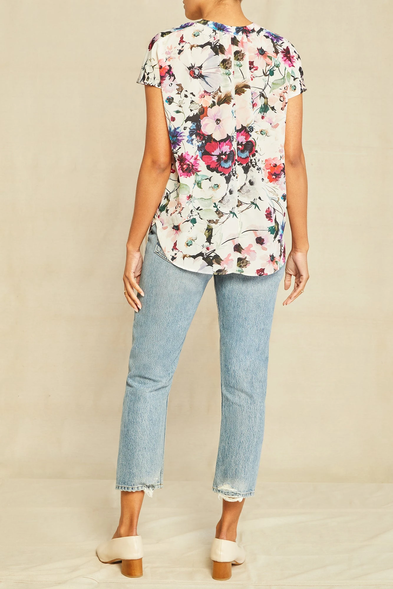 Renata Washable Silk Blouse - Image 4