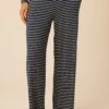 Lark Dream Knit Pajama Pants - Navy And White