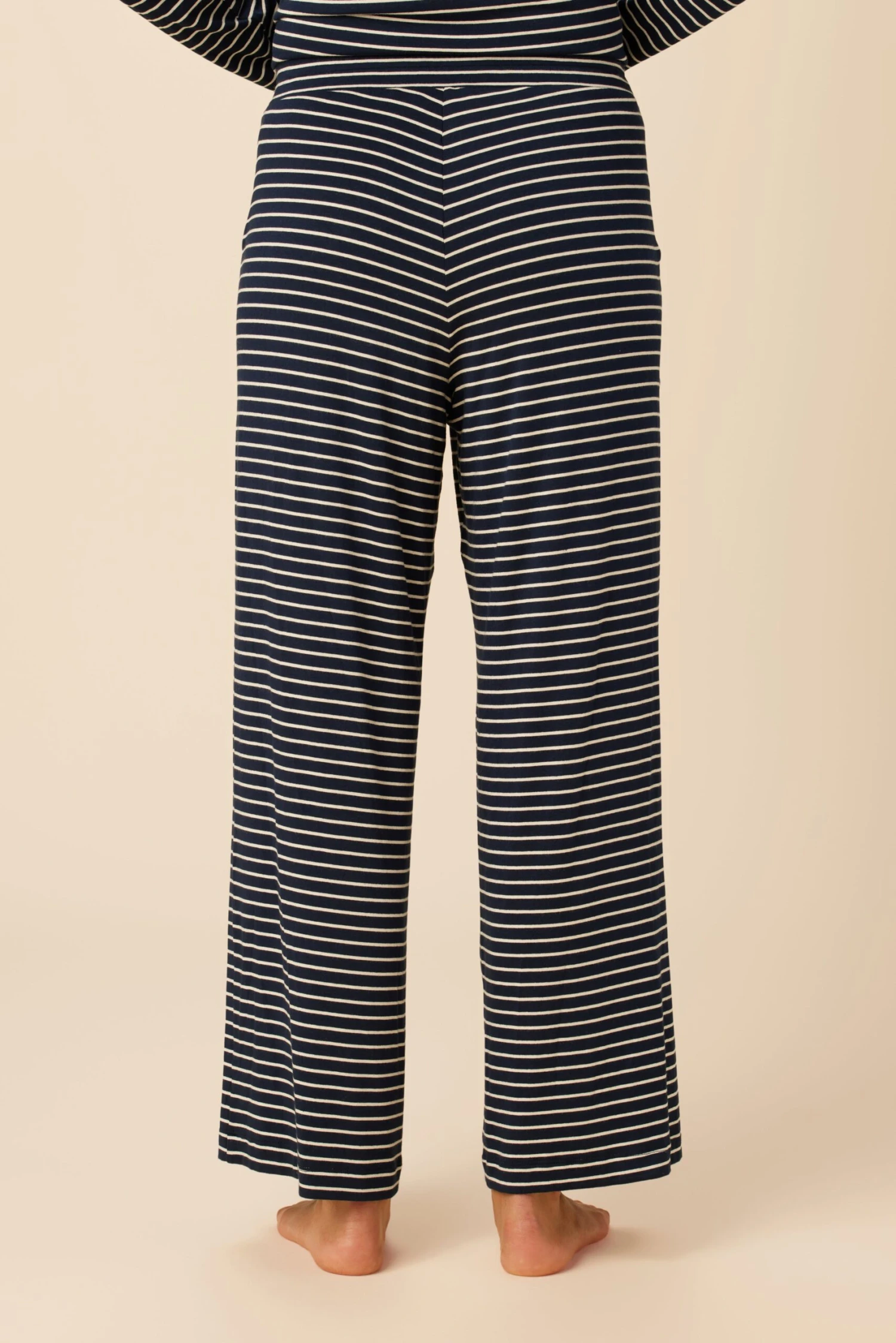 Lark Dream Knit Pajama Pants - Navy And White - Image 7