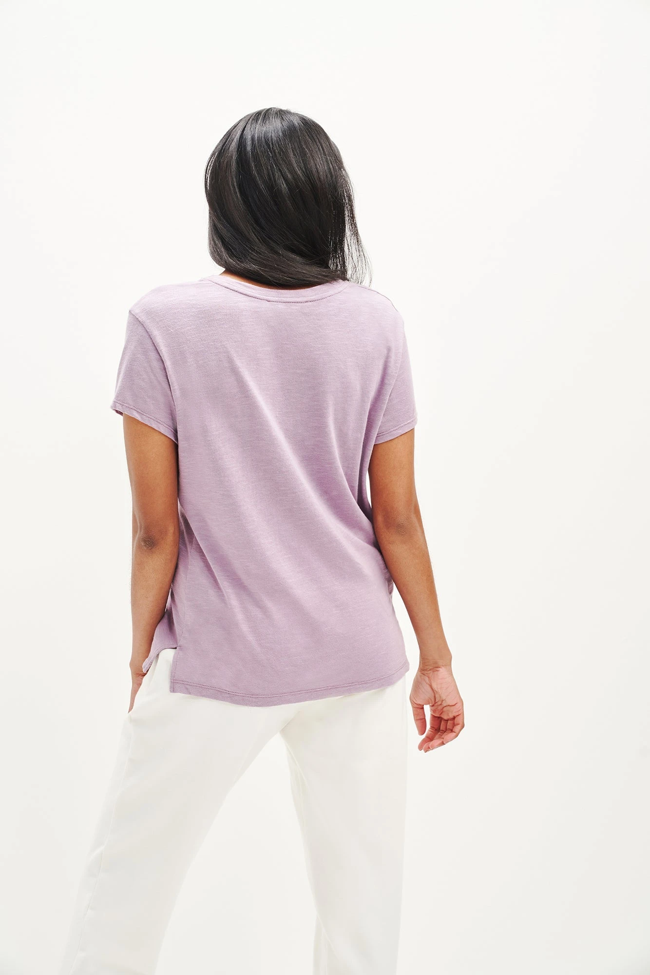 Leif Reverie Slub Tee - Lavender - Image 3