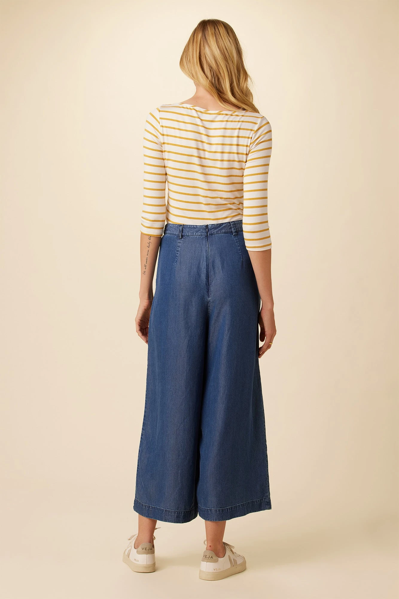 Gracie Eco Chambray Pant - Indigo - Image 2