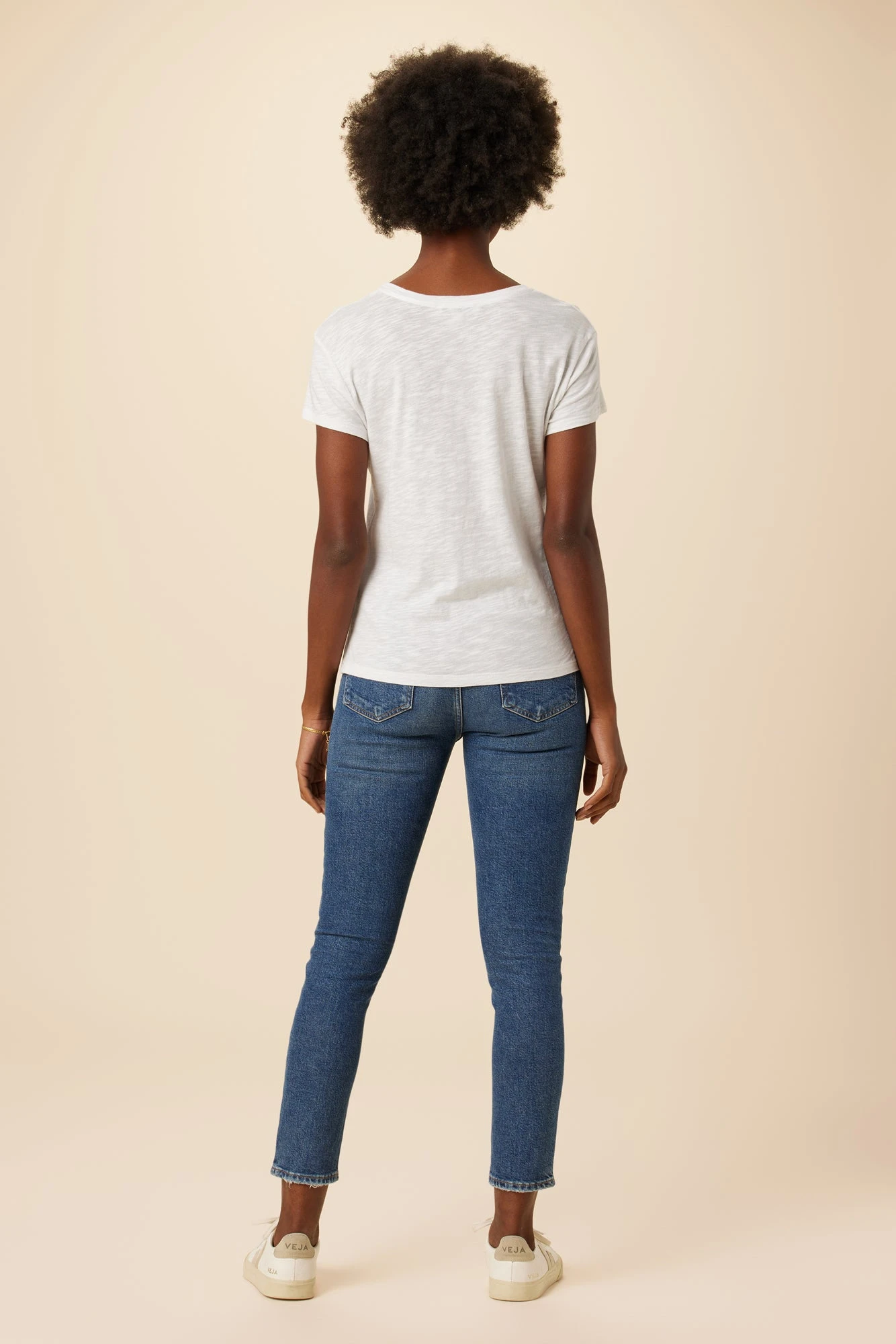 Leif Reverie Slub Tee - White - Image 3