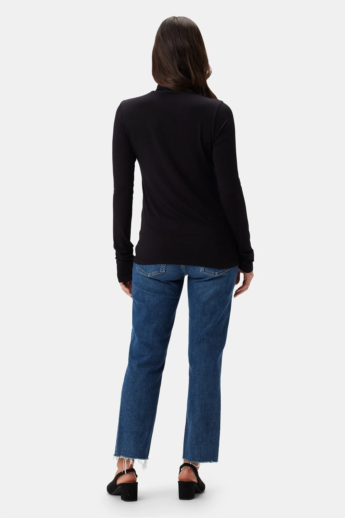 Flannery Dream Knit Turtleneck - Black - Image 3