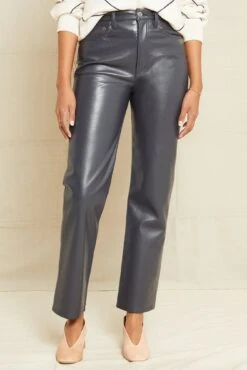 AGOLDE Recycled Leather 90s Pinch Waist Jean - Shadow Wash