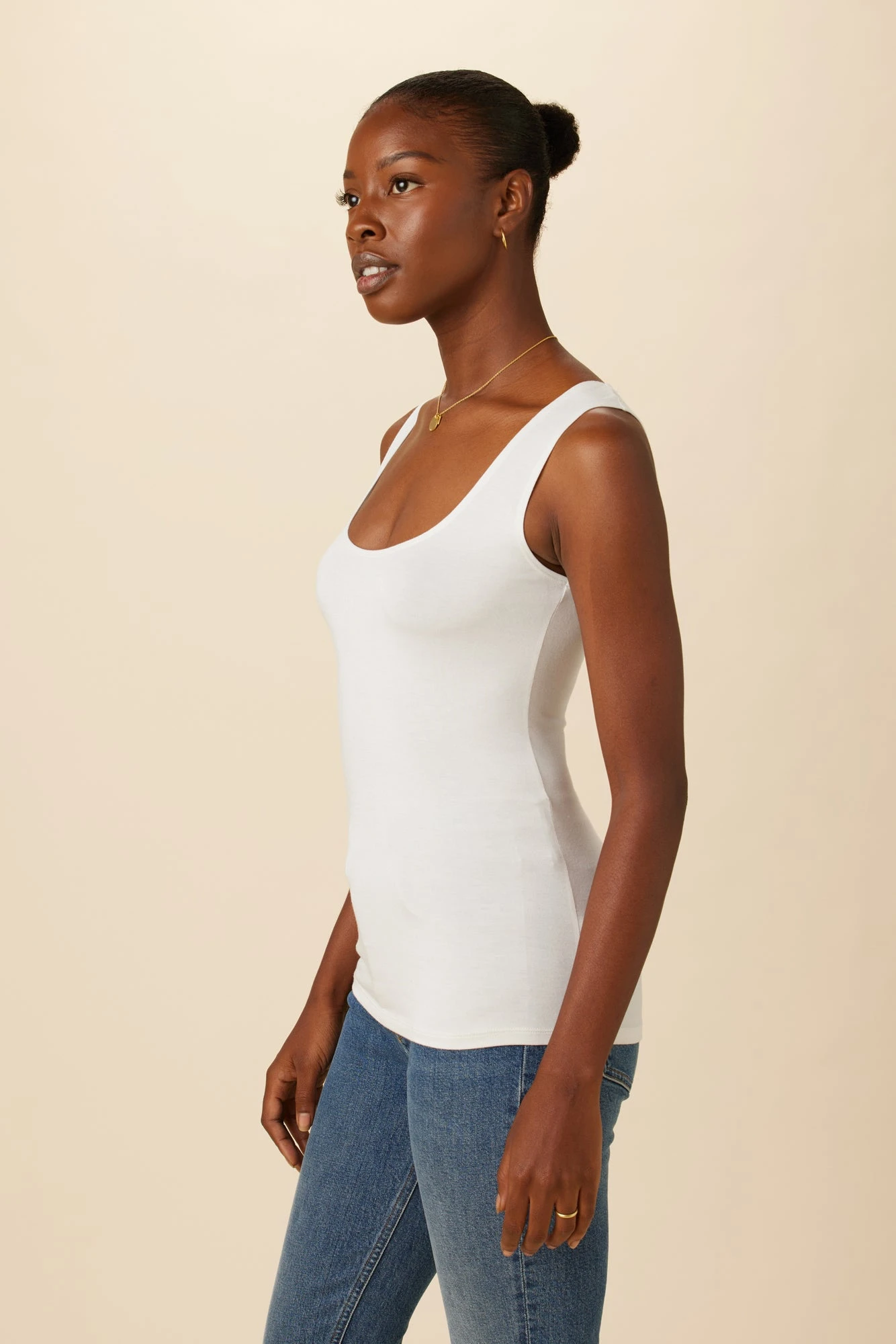 Iris Dream Knit Tank - White - Image 2