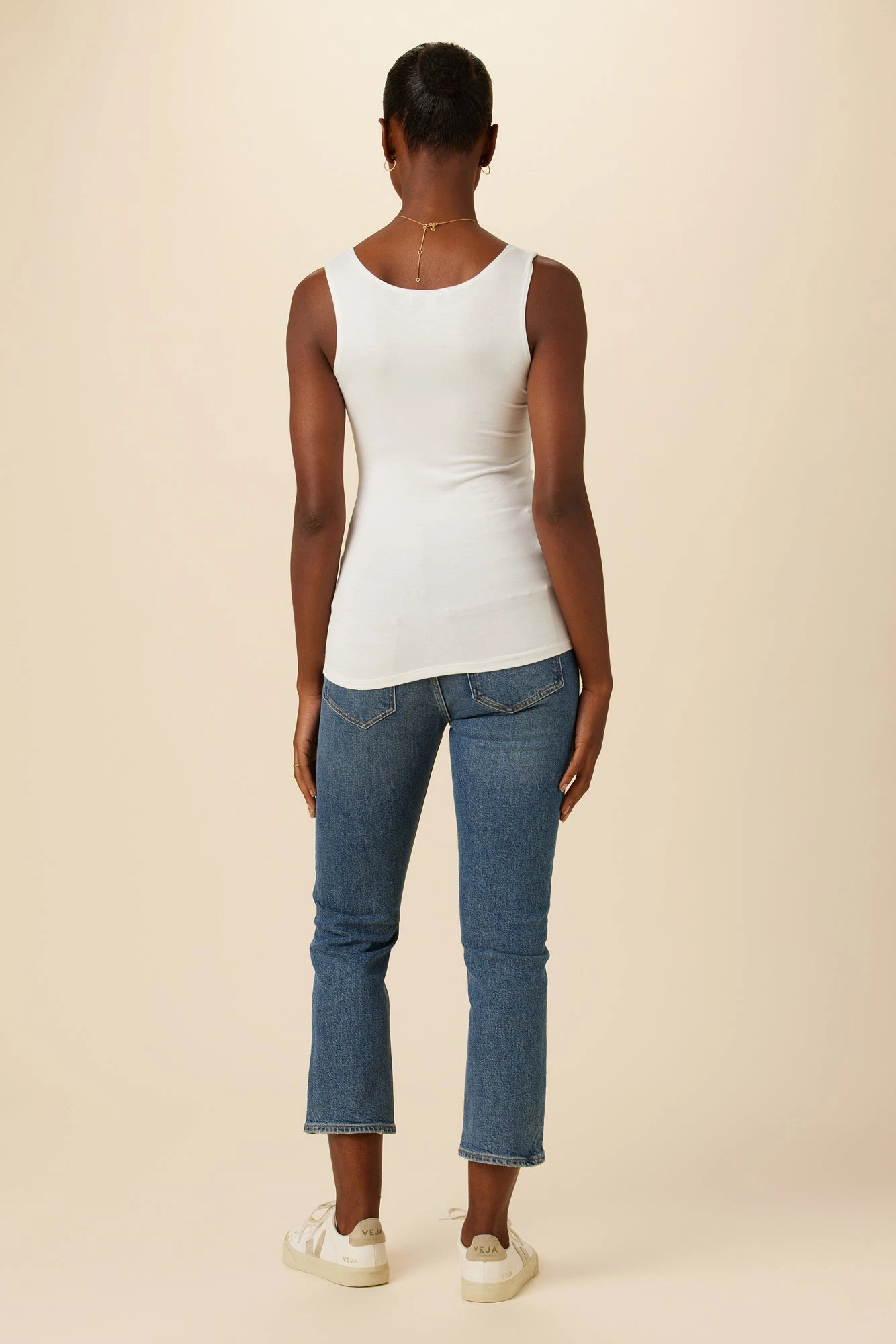 Iris Dream Knit Tank - White - Image 3