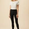 Magda Paris Rib Leggings - Black