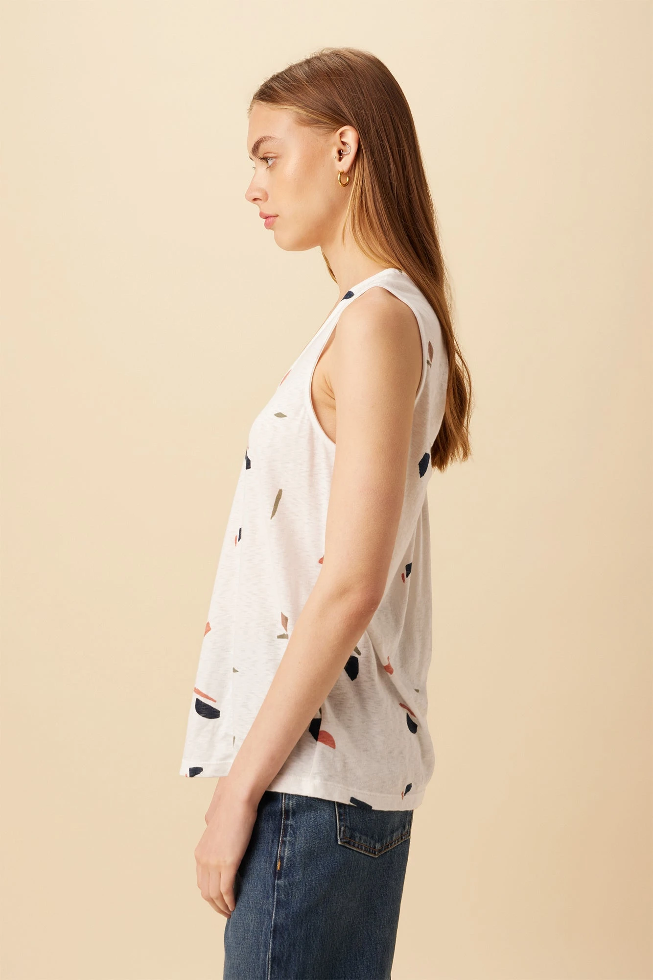 Laurence Reverie Slub Tank - Terrazzo - Image 2