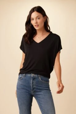 Mayr Dream Knit Tee - Black