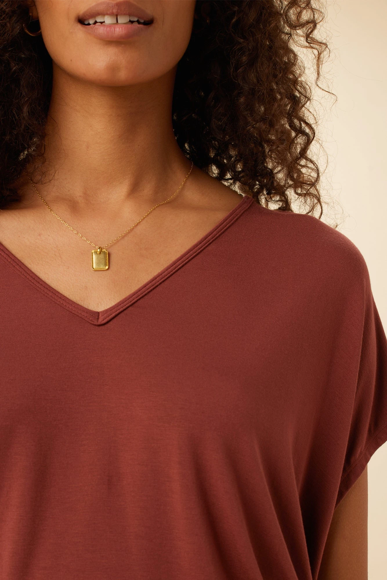 Mayr Dream Knit Tee - Earth - Image 4