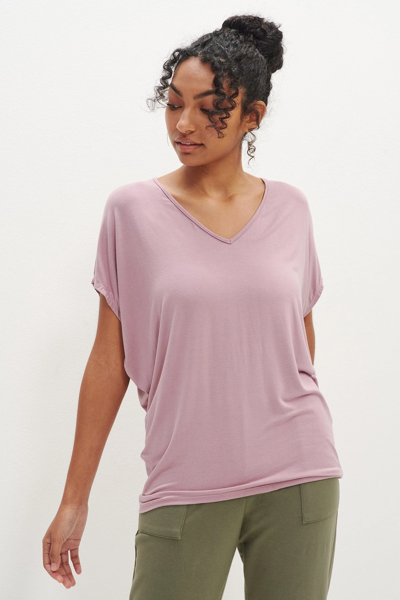 Mayr Dream Knit Tee - Lilac