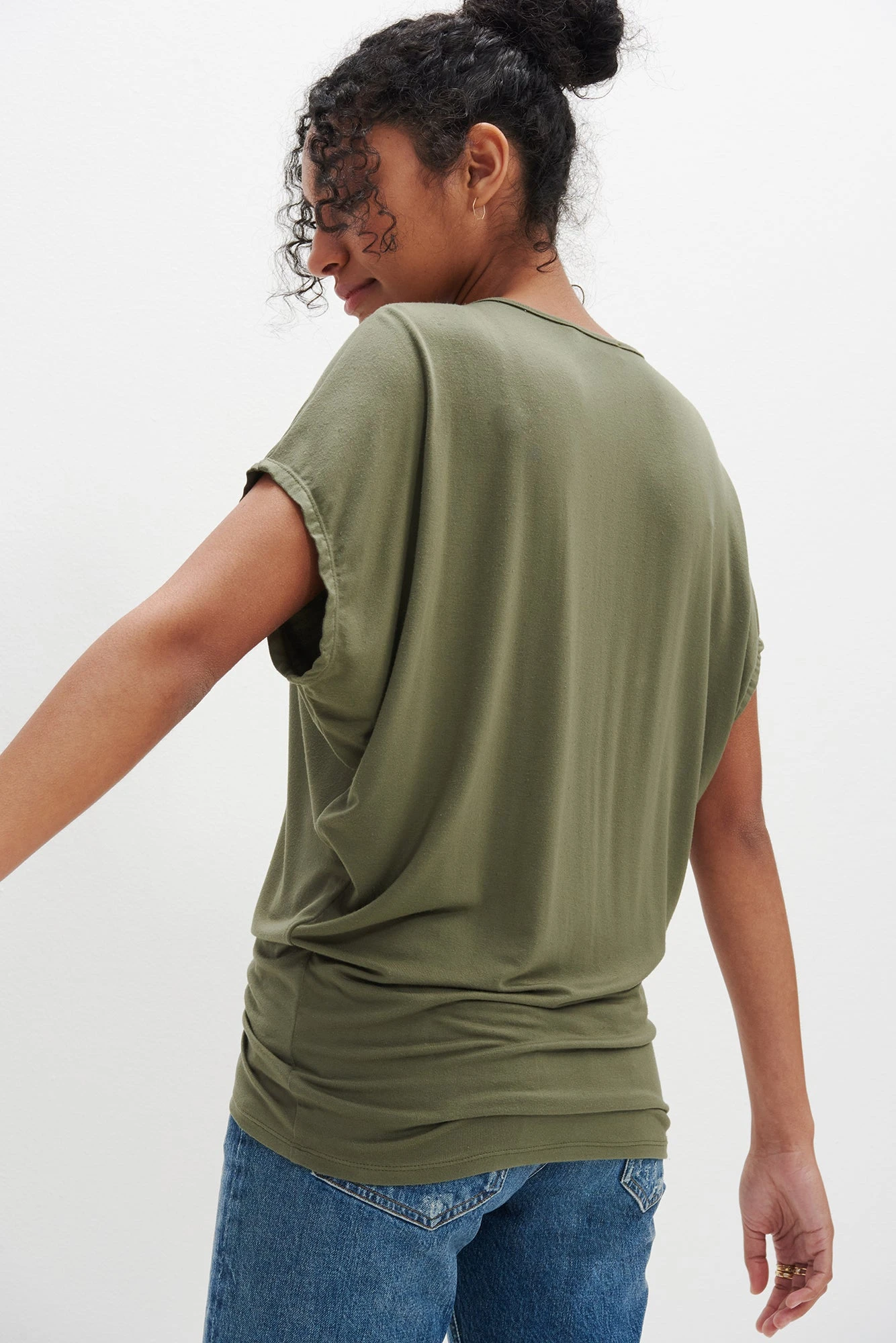 Mayr Dream Knit Tee - Vetiver - Image 4