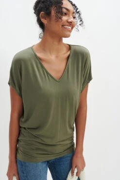 Mayr Dream Knit Tee - Vetiver