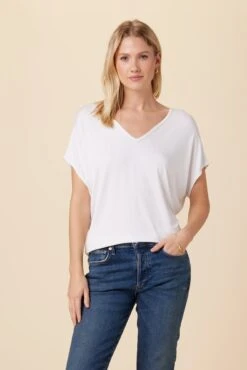 Mayr Dream Knit Tee - White