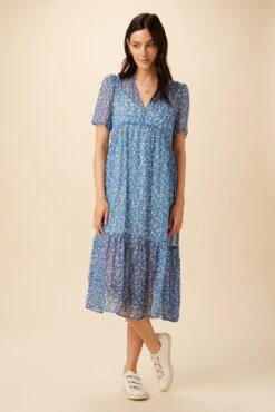 Ravello Nouveau Silk Dress - Brooklyn Floral
