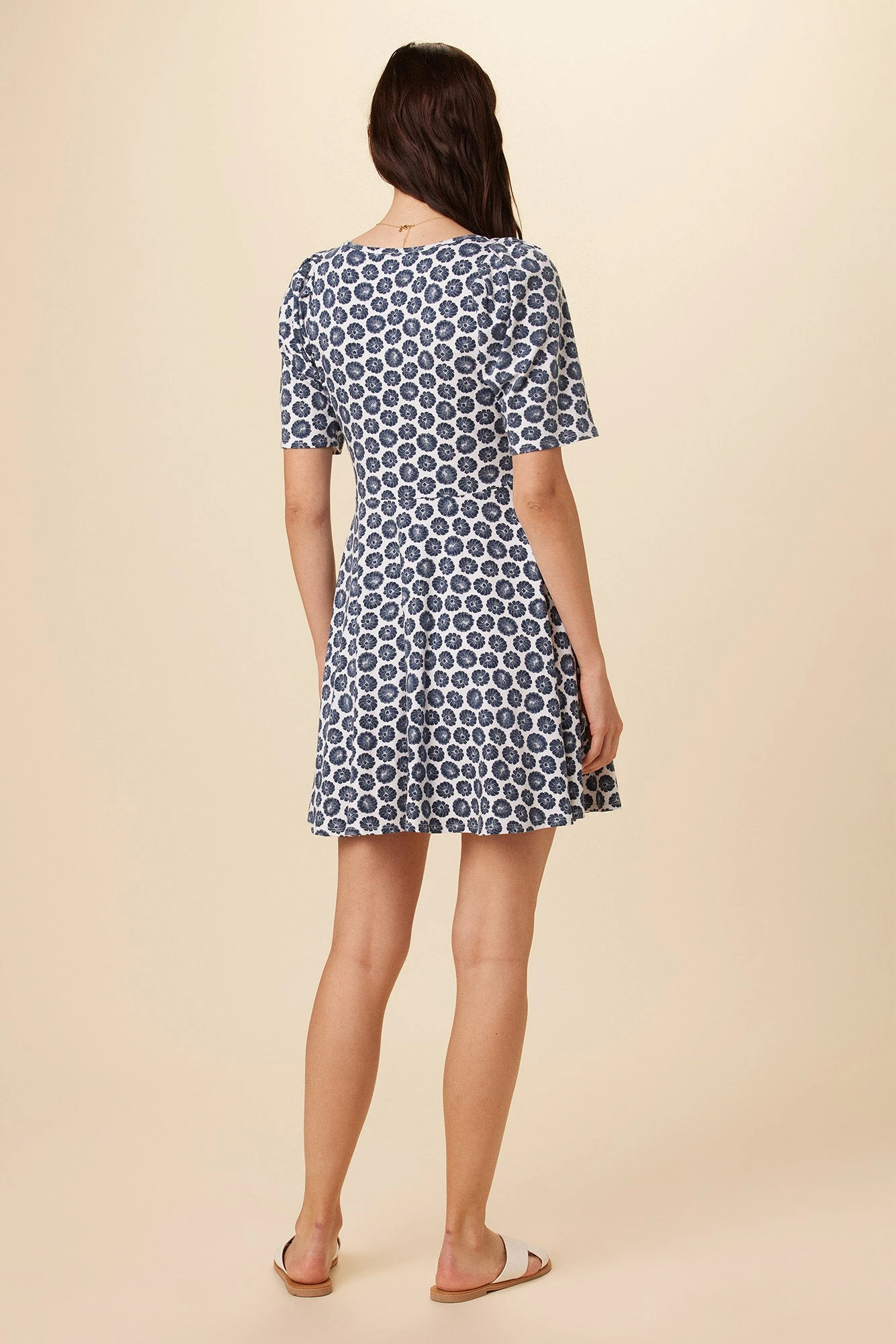 Tamara Reverie Knit Dress - Calico Navy - Image 3