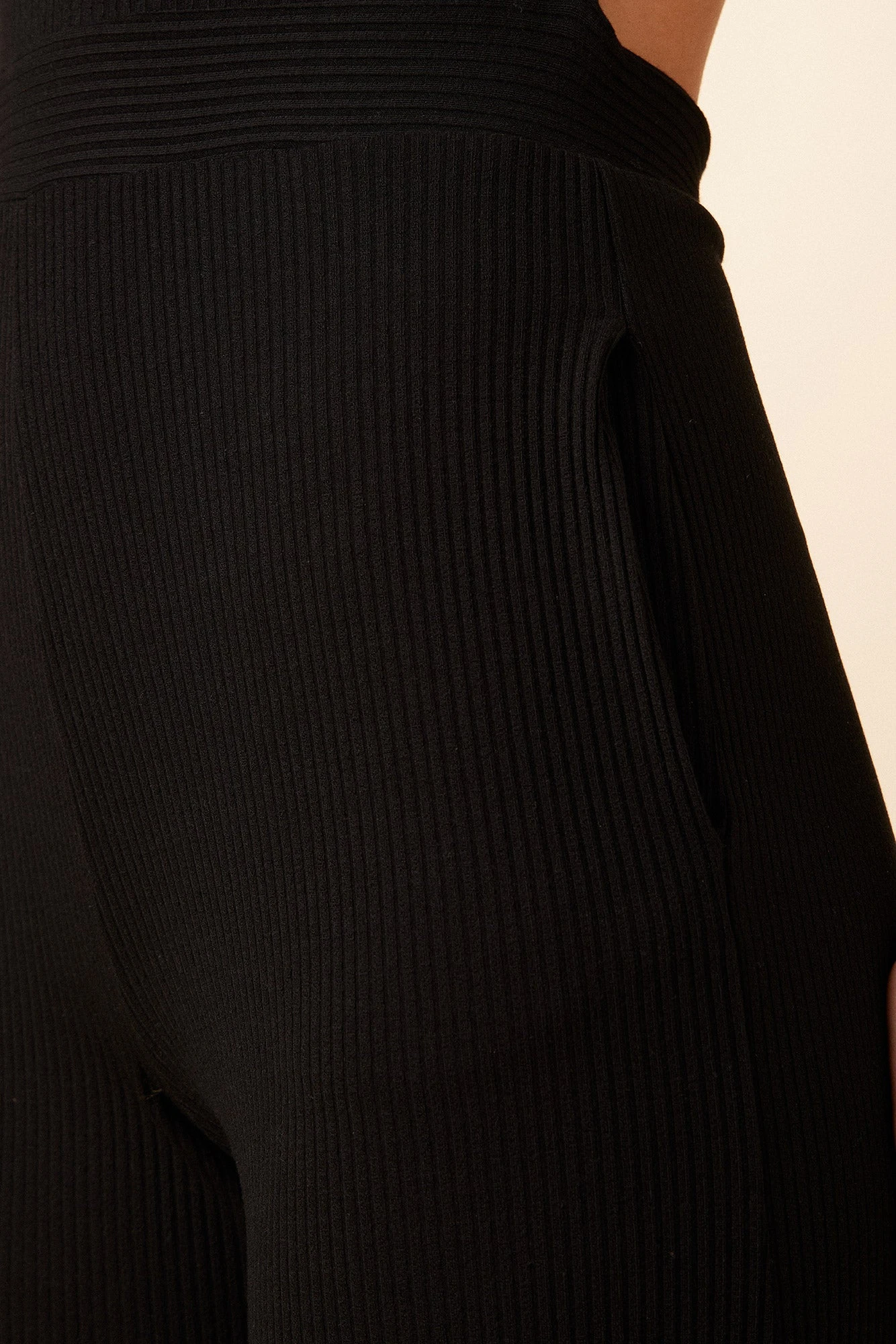 Gretchen Paris Rib Jumpsuit - Black - Image 5