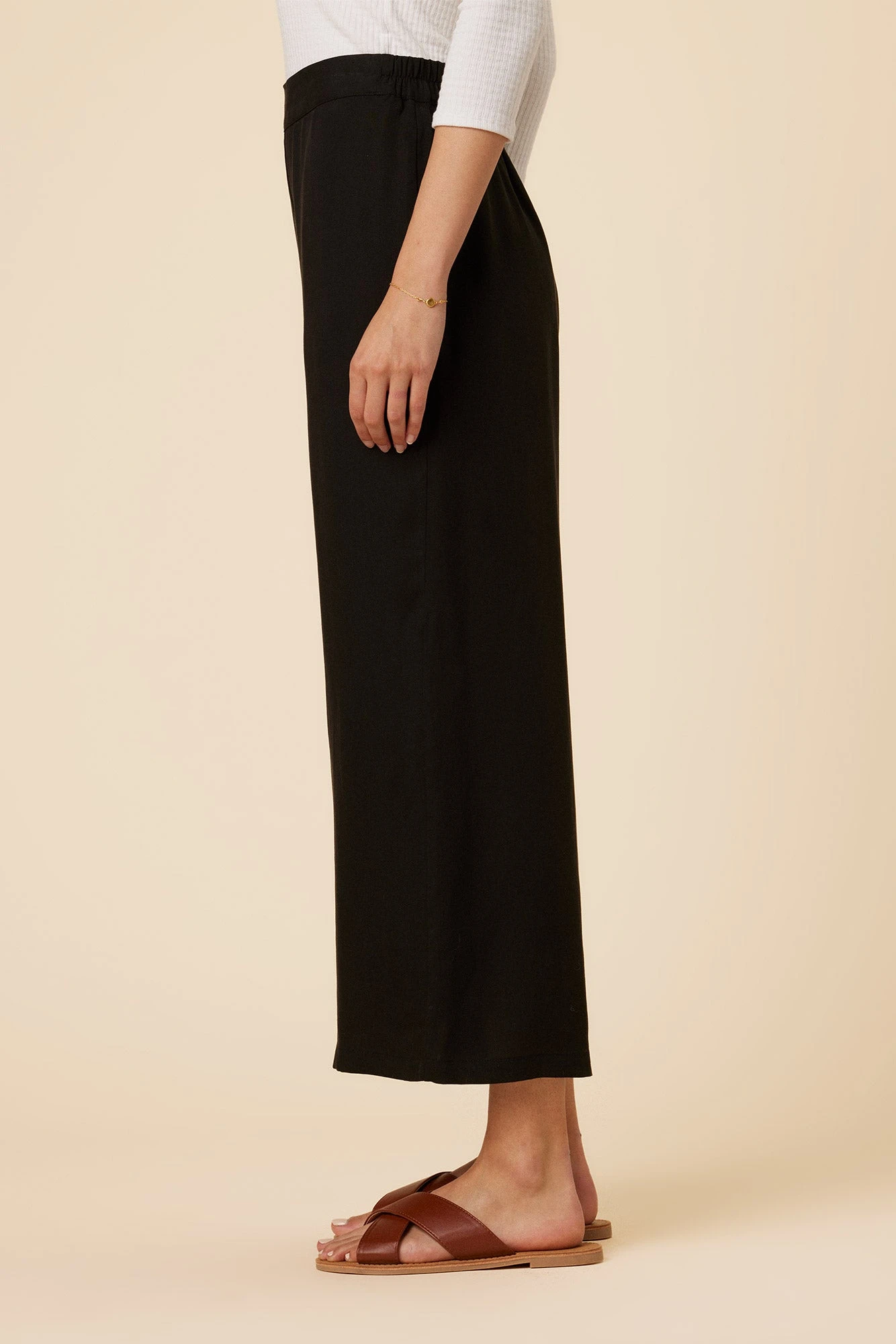 Olivia Tencel Pant - Black - Image 2