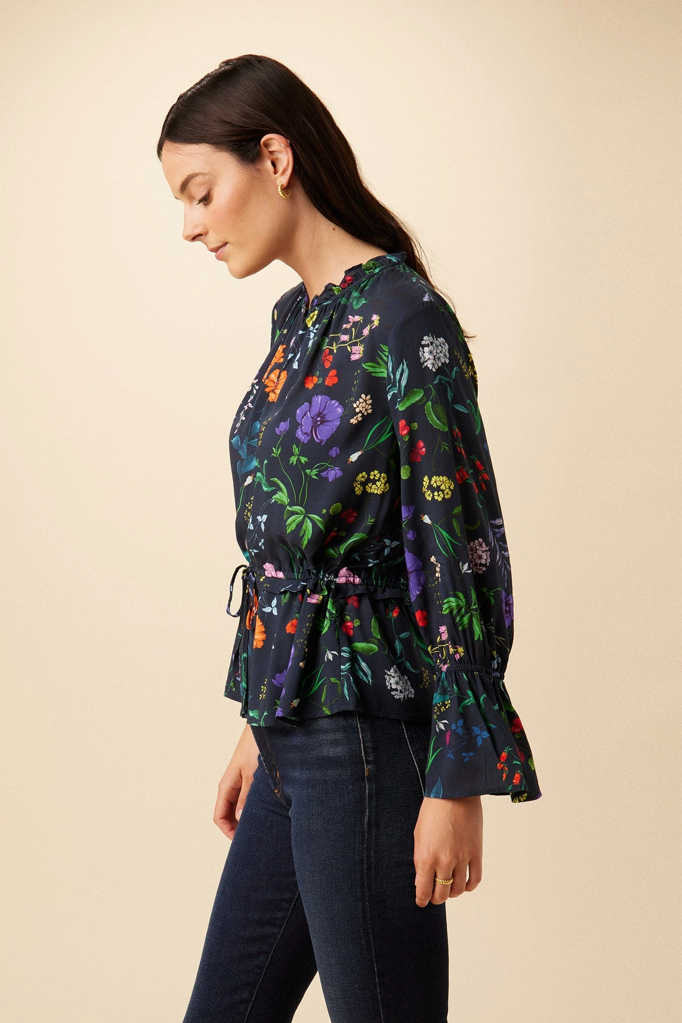 Paige Ecovero Blouse - Stella Floral Navy - Image 2