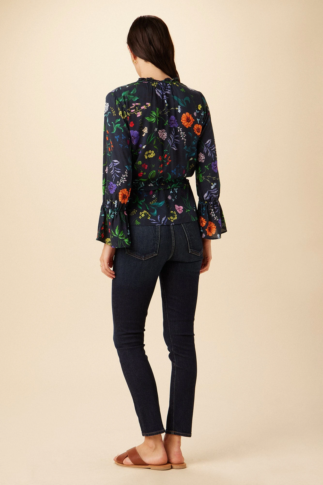 Paige Ecovero Blouse - Stella Floral Navy - Image 3