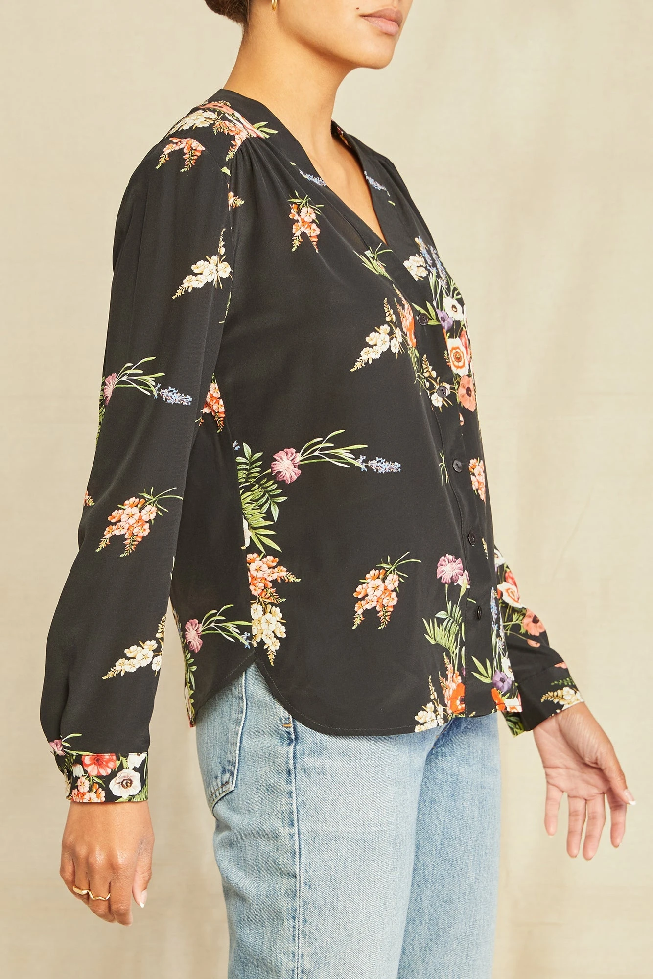 Kaya Silk Blouse - Treviso Floral - Image 2