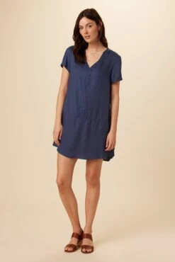 Zendaya Tencel Dress - Indigo