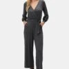 Everley Dream Knit Jumpsuit - Anthracite
