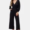 Everley Dream Knit Jumpsuit - Black