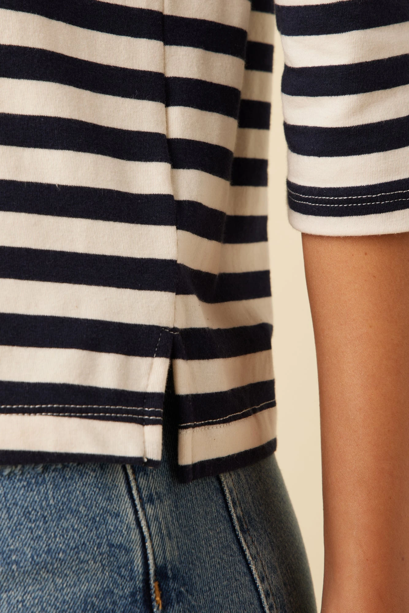 Cecelia Reverie Knit Tee - Paris Stripe - Image 4