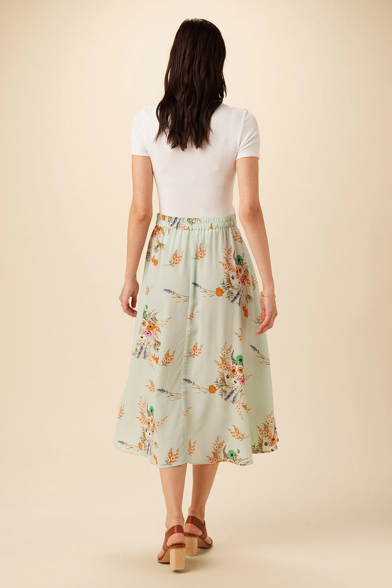 Blaze Washable Silk Skirt - Cannes Floral - Image 3