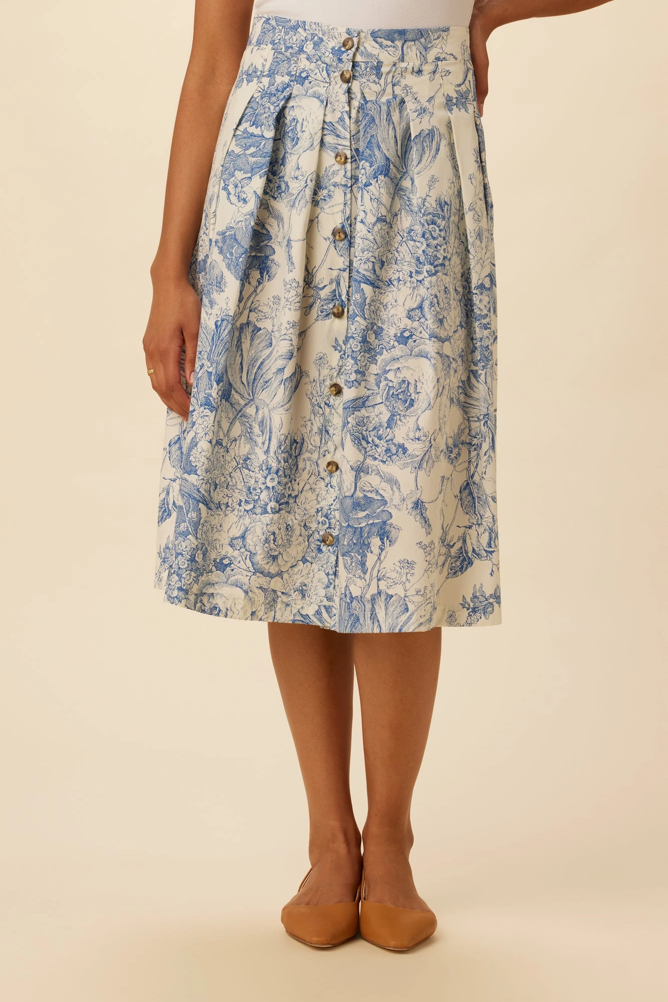 Mariah Organic Cotton Skirt - Cotswolds