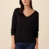 Mayr Long Sleeve Dream Knit Tee - Black