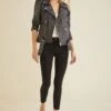 AGOLDE Exclusive Sophie Crop Jean - Black